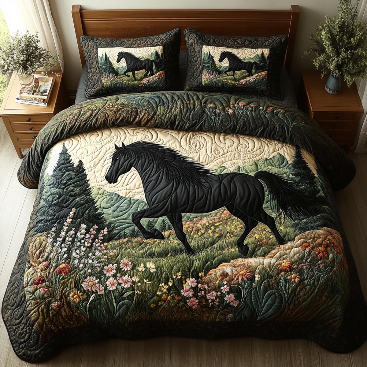 Mystic Mustang Duvet Cover Set NCU0DV330