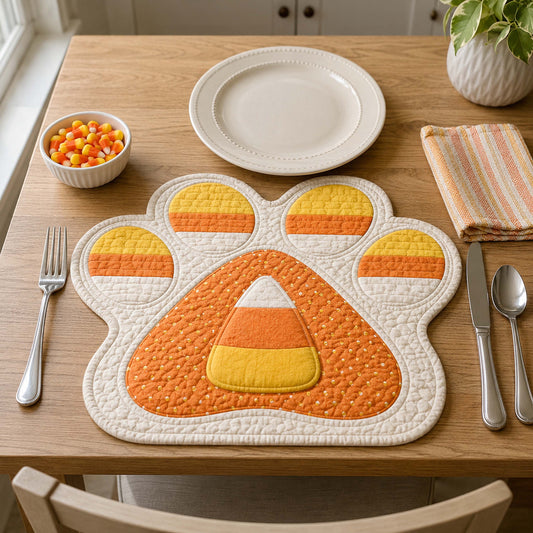 Mystic Paws Custom Shape Quilted Placemat SN0TD061