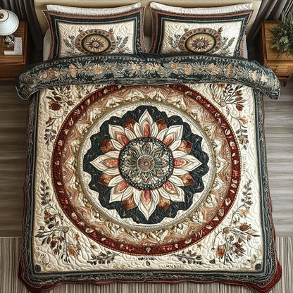 Mystic Radiance 3-Piece Quilted Bedding Set NCU0VL858