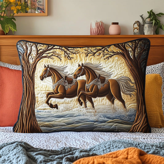 Mystic Rider Quilted Bedding Pillow Case NCU0VH1887