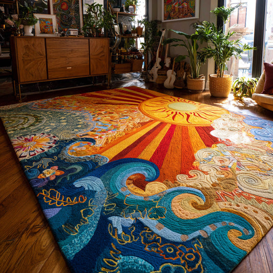 Mystic Waves Area Rug NCU0VL2904