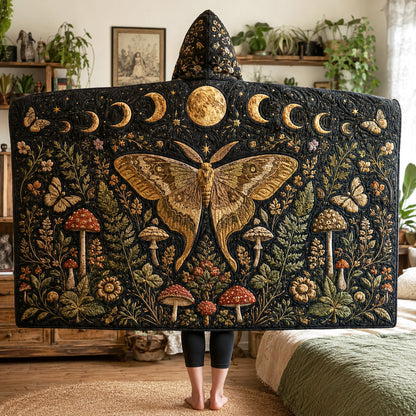 Mystic Wings Quilted Hooded Blanket SN0TV152