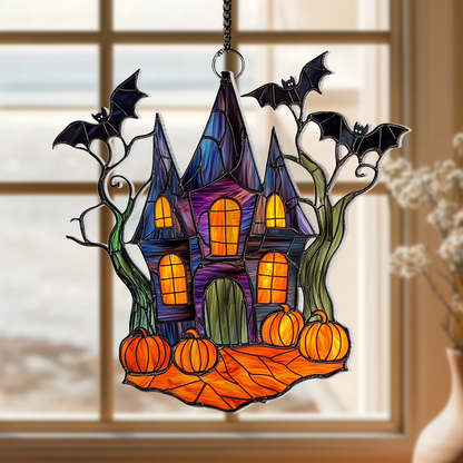 Haunted House Halloween - Window Hanging Suncatcher NCU0PD030