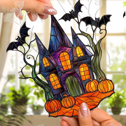 Haunted House Halloween - Window Hanging Suncatcher NCU0PD030