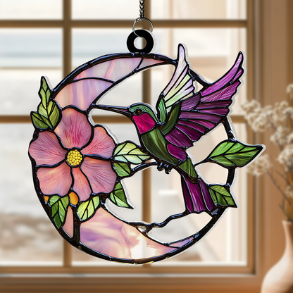 Hummingbird Haven - Window Hanging Suncatcher NCU0TH005