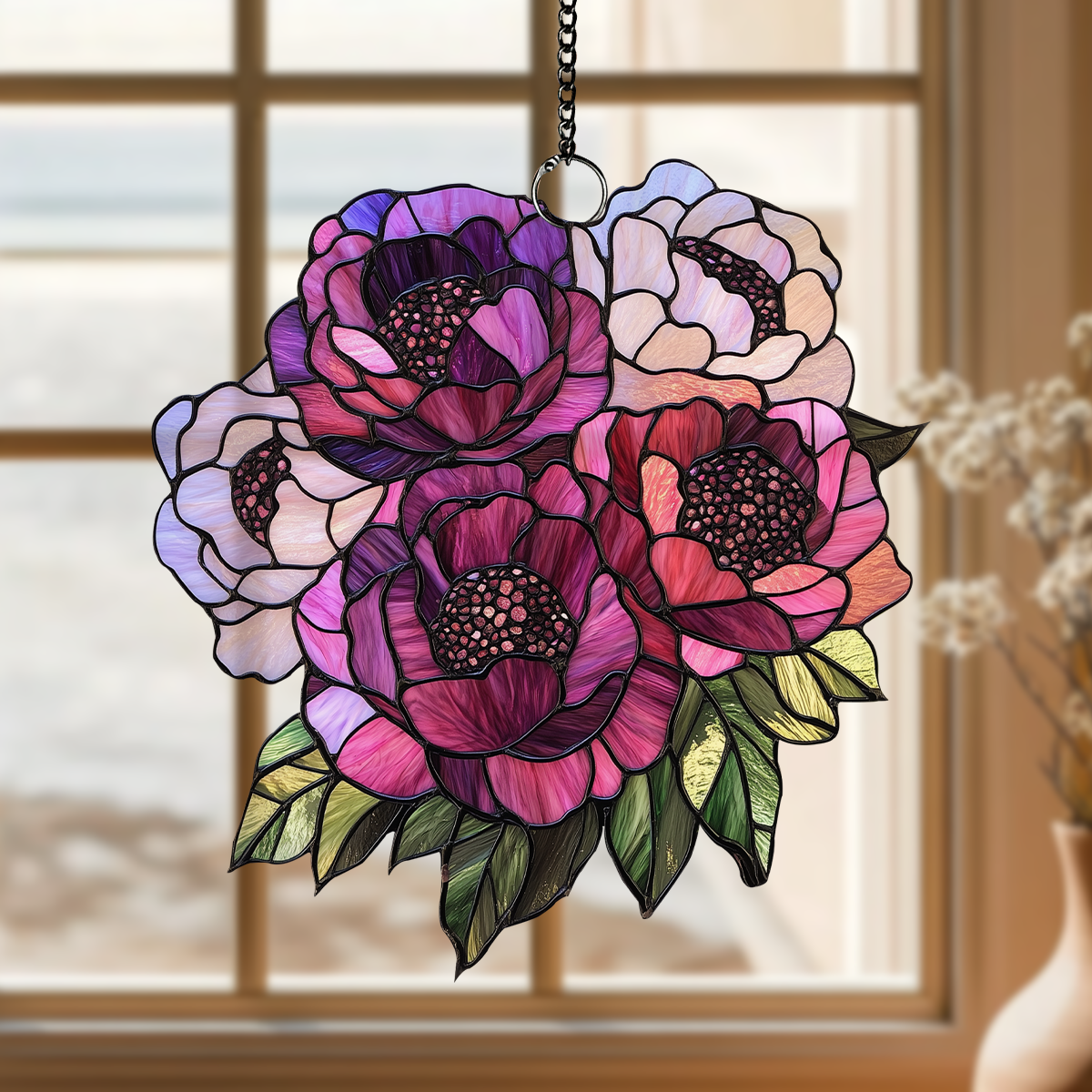 Floral Brilliance - Window Hanging Suncatcher NCU0VL034