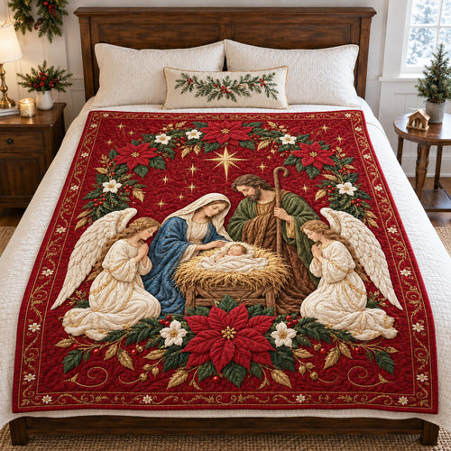 Nativity Glory Quilted Blanket SN0TV809