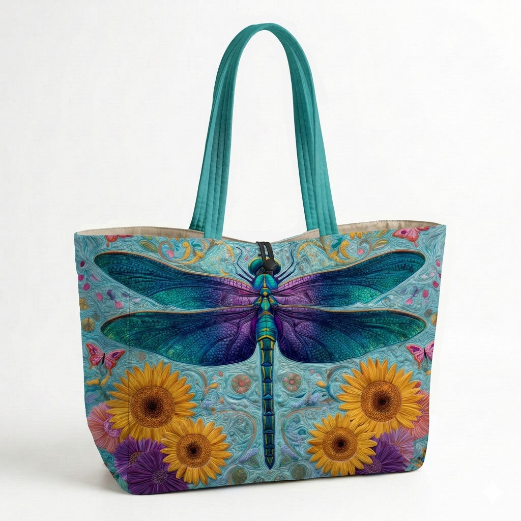 Nature Flutter Quilted Classic Tote Bag SN0DK036