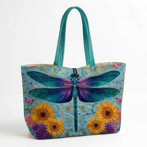 Nature Flutter Quilted Classic Tote Bag SN0DK036