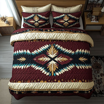 Navajo Nights 3-Piece Quilted Bedding Set NCU0VH2407