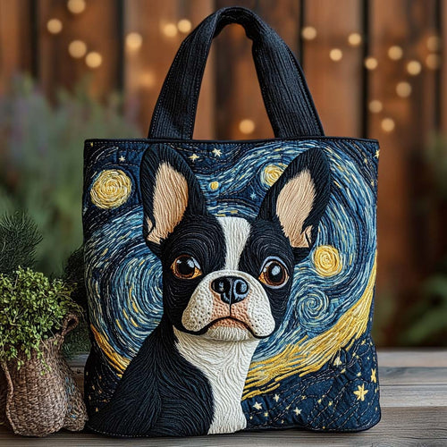 Night Gaze Quilted Tote Bag NCU0XD1452