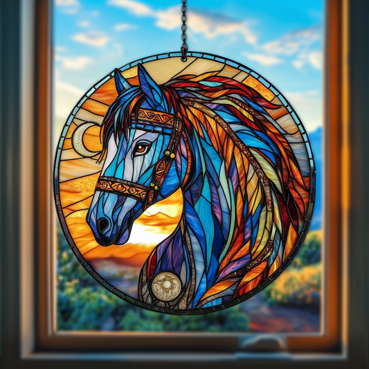 Noble Gallop Horse - Window Hanging Suncatcher NCU0PD021