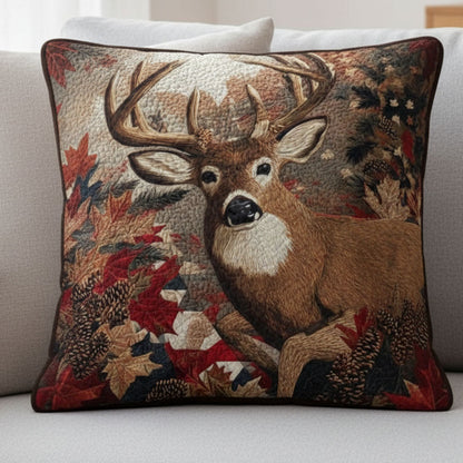 Noble Deer Quilted Pillow Case NCU0NNT1901