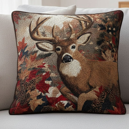 Noble Deer Quilted Pillow Case NCU0NNT1901