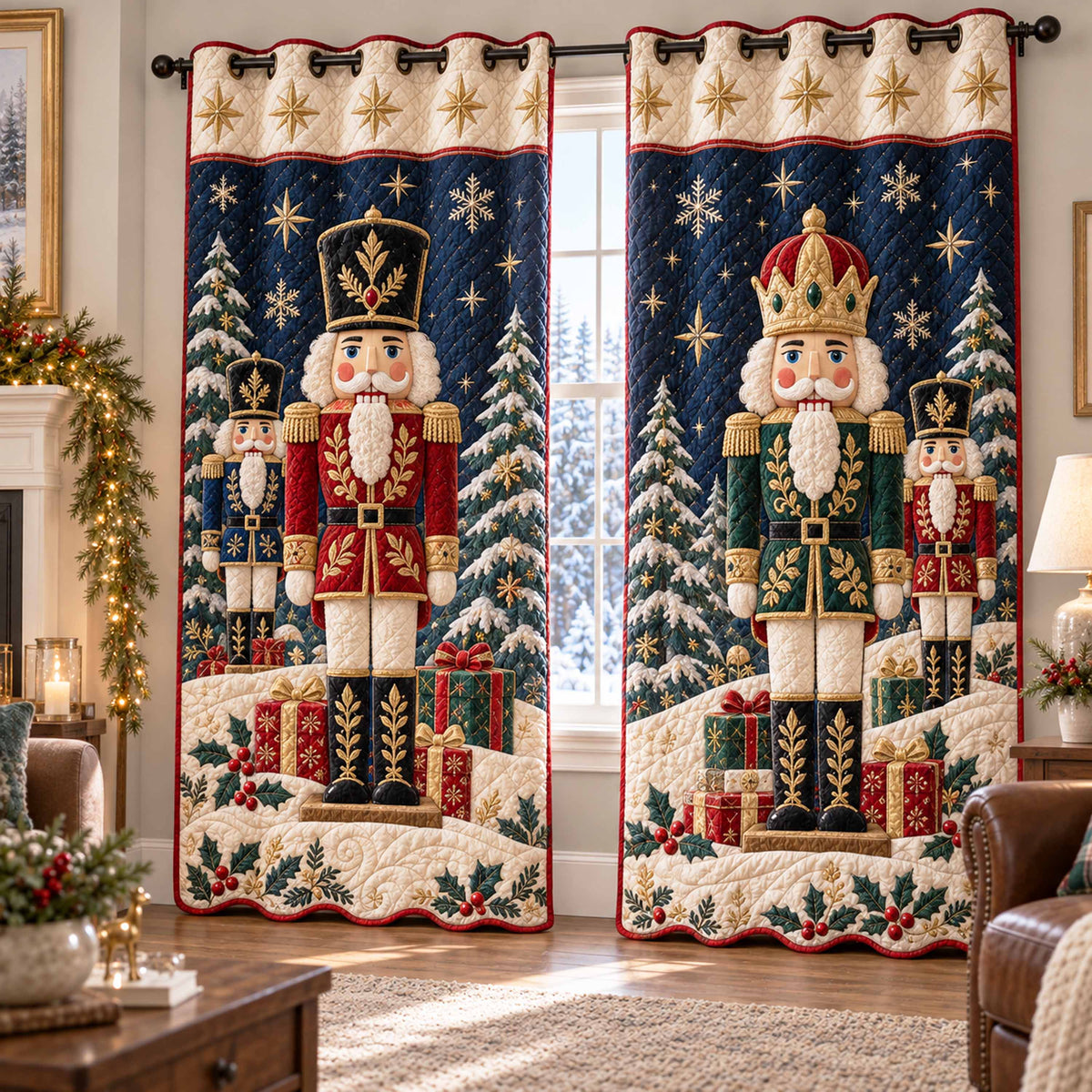 Noble Guard Quilted Curtains SN0TD1090