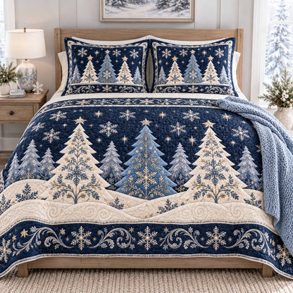 Noel Pine 3-Piece Quilted Bedding Set SN0TD1147