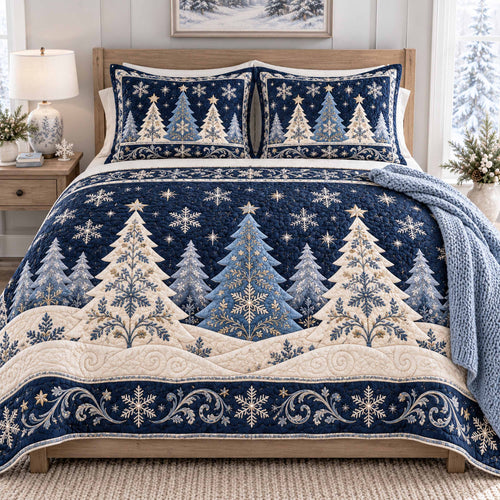 Noel Pine 3-Piece Quilted Bedding Set SN0TD1147