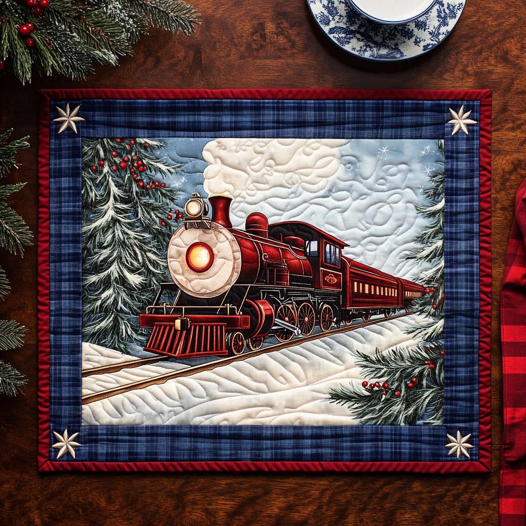 Noel Train Quilted Place Mat NCU0VH829