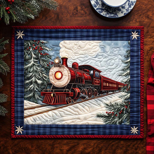 Noel Train Quilted Place Mat NCU0VH829