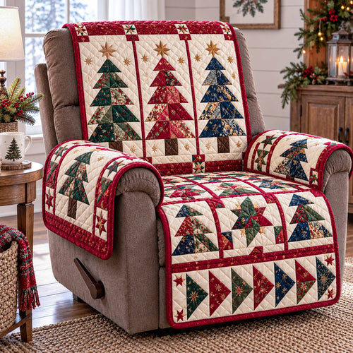 Noel Trees Quilted Sofa Cover SN0TD1253