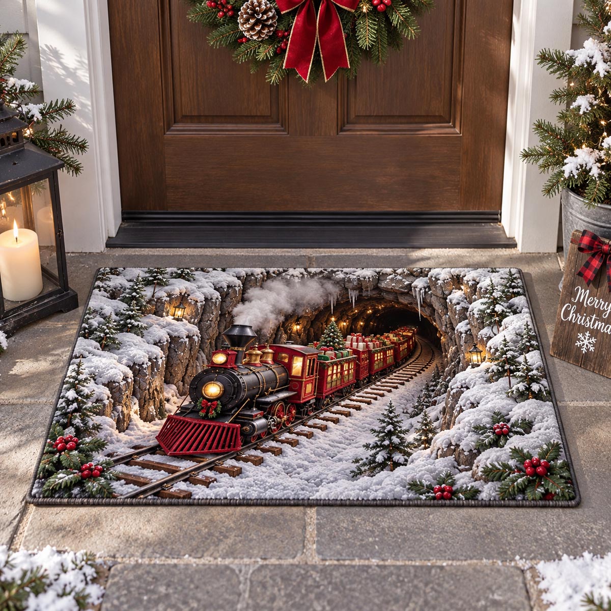 North Pole Express Doormat SN0DV742