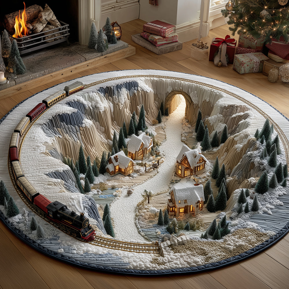 Northern Trail Quilted Round Mat NCU0TH3594