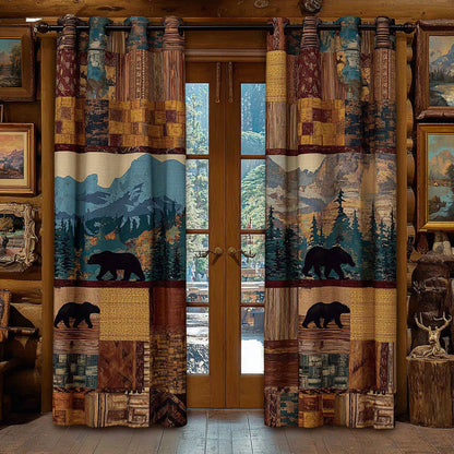 Northern Woods Quilted Curtains NCU0DH753