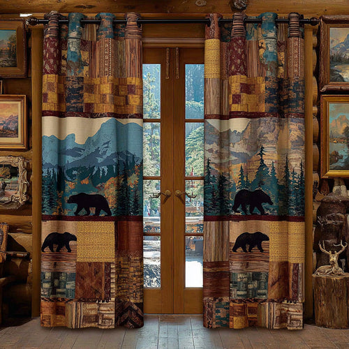 Northern Woods Quilted Curtains NCU0DH753