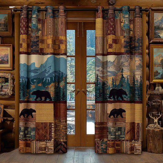 Northern Woods Quilted Curtains NCU0DH753