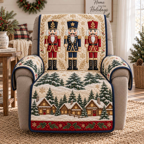 Nutcracker Court Quilted Sofa Cover SN0TD1202
