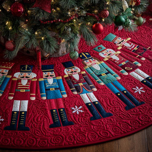 Nutcracker Dream Christmas Quilted Tree Skirt NCU0DDK1848