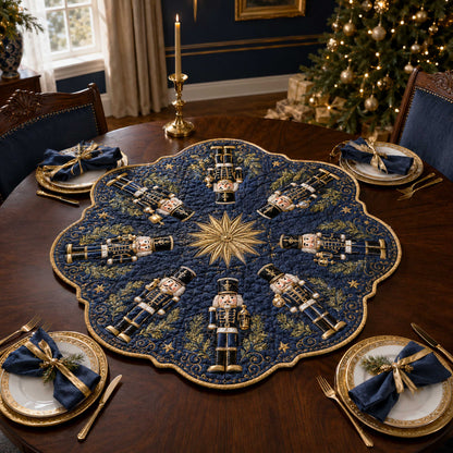 Nutcracker Dreams Custom Shape Quilted Table Topper SN0TD175