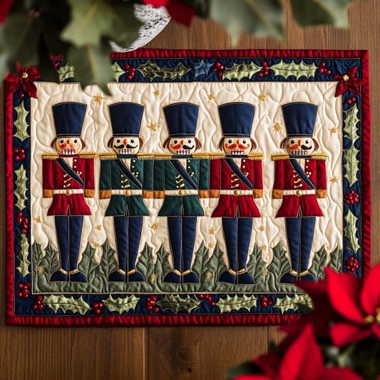 Nutcracker Joy Quilted Place Mat NCU0DDK1701