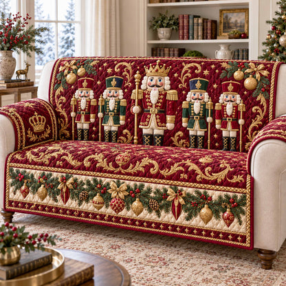 Nutcracker Kingdom Quilted Sofa Cover SN0TD1191