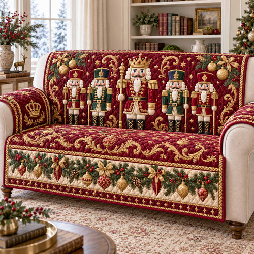 Nutcracker Kingdom Quilted Sofa Cover SN0TD1191