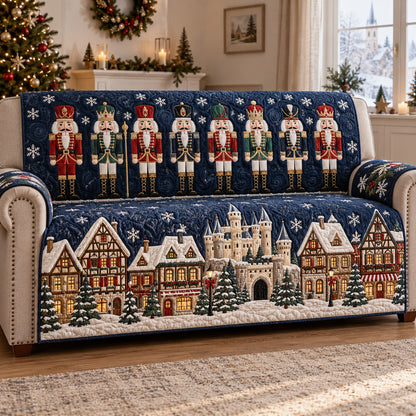 Nutcracker Noel Quilted Sofa Cover SN0TV881