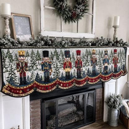 Nutcracker Village Quilted Mantle Scarf SN0PT656
