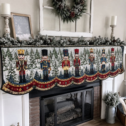 Nutcracker Village Quilted Mantle Scarf SN0PT656