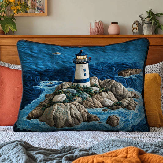 Ocean Beacon Quilted Bedding Pillow Case NCU0NT4852