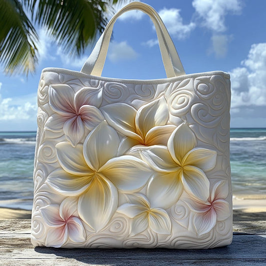 Ocean Blossom Quilted Tote Bag NCU0VL2761