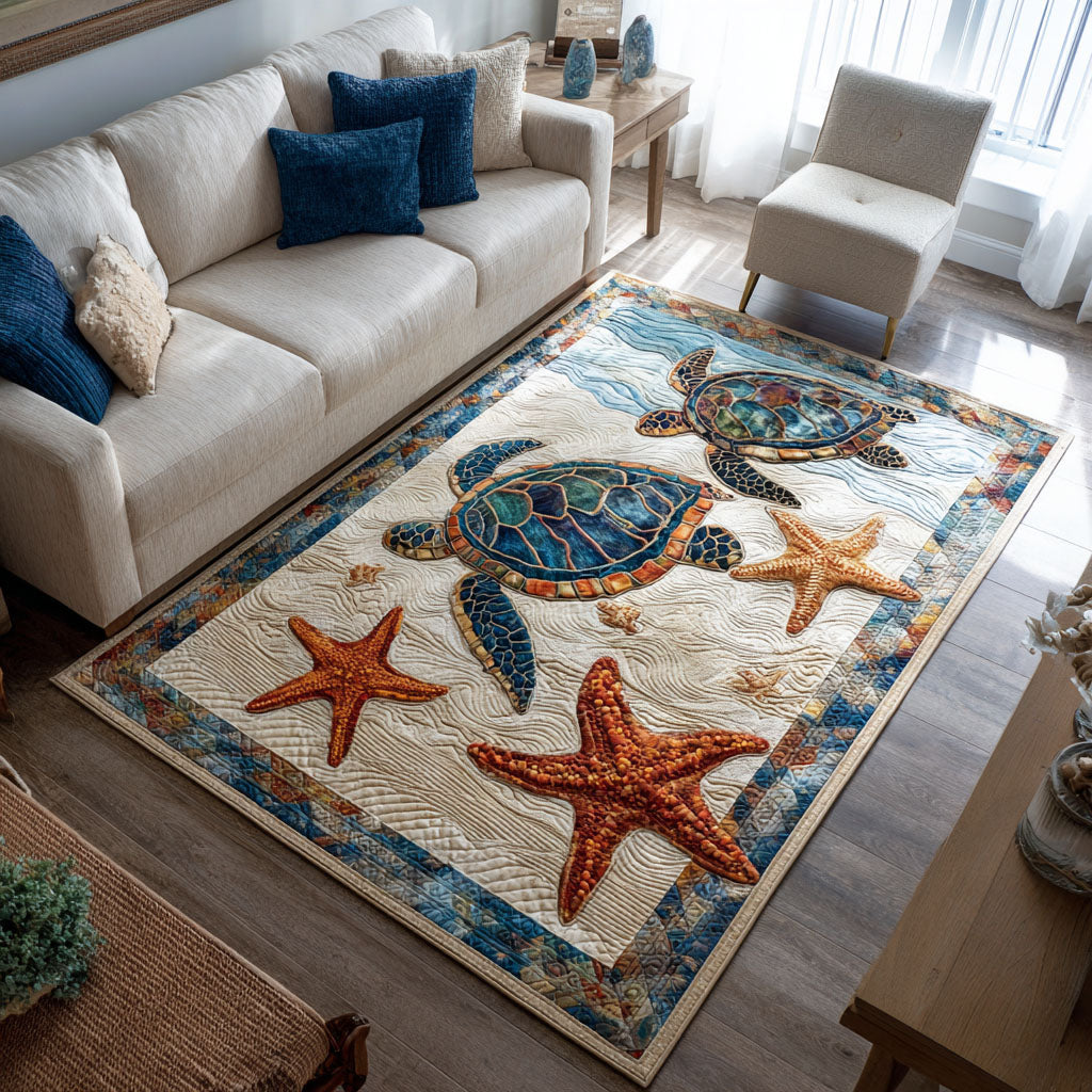 Ocean Turtle Area Rug NCU0DK10156