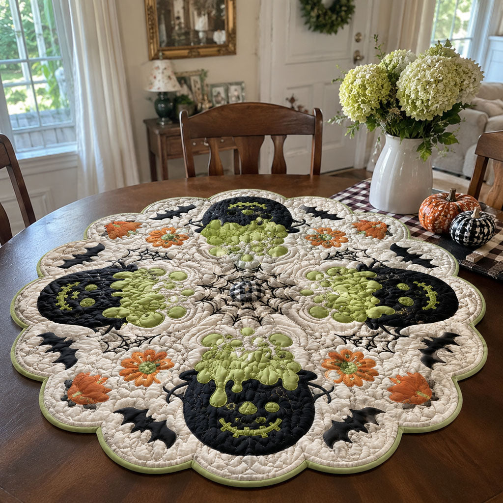 October Magic Custom Shape Quilted Table Topper SN0PT549