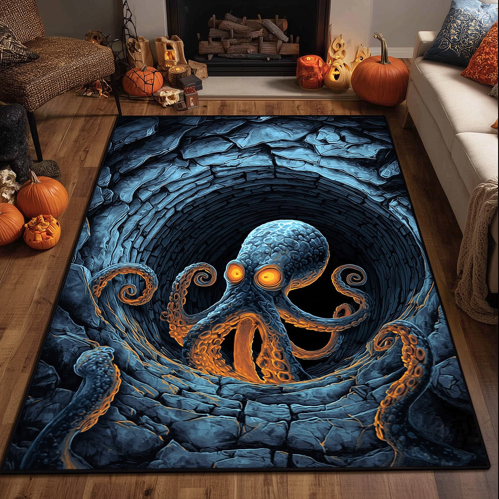 Octopus Depth Dweller Area Rug NCU0TH3343