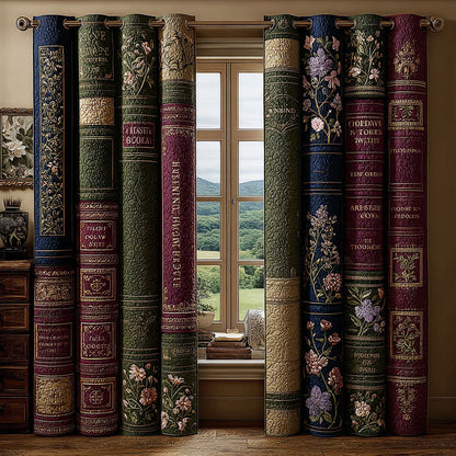 Old World Study Charm Quilted Curtains NCU0TP0167