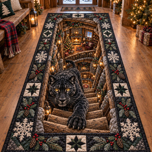 Onyx Panther Retreat Runner Carpet SN0PT1266