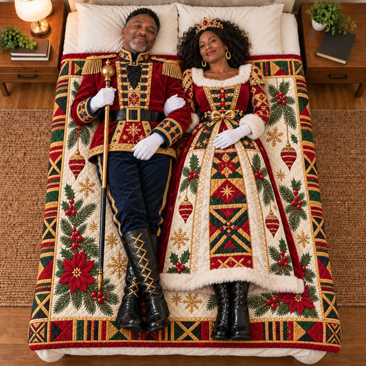 Our Cozy Christmas Together Quilted Blanket SN0PT1306