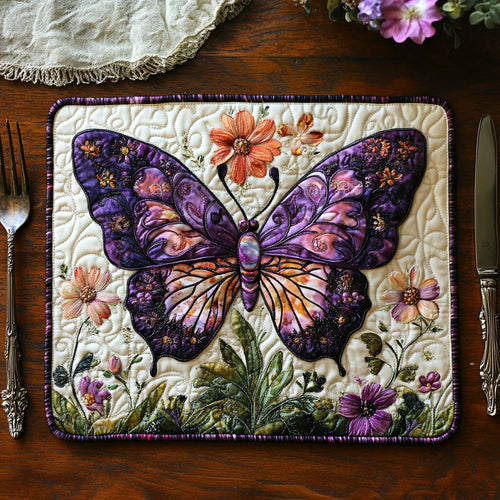Papillon Charm Quilted Place Mat NCU0DV3235
