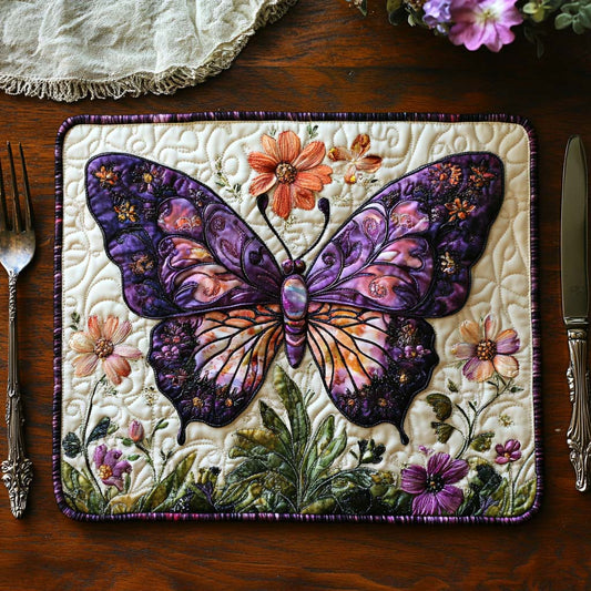 Papillon Charm Quilted Place Mat NCU0DV3235