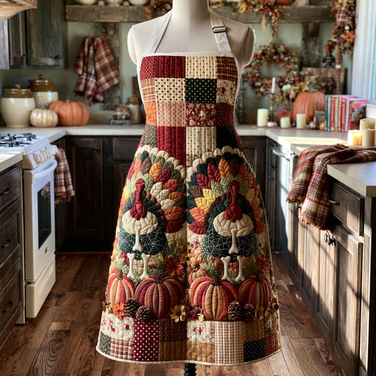 Patchwork Harvest Quilted Apron SN0PT290