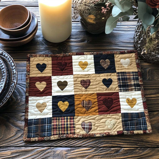 Patchwork Joy Quilted Place Mat NCU0VH2141